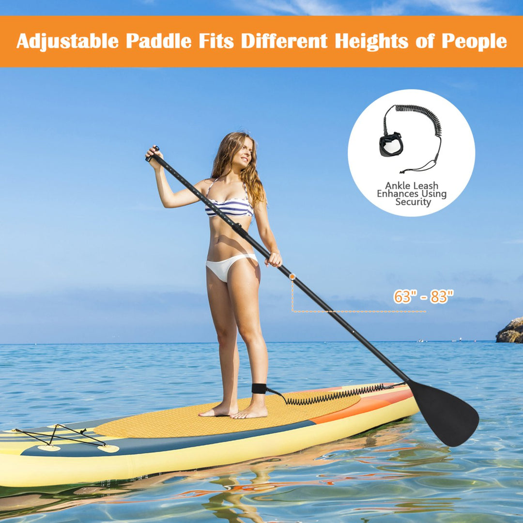 10ft Inflatable Stand-Up Paddle Board Non-Slip Deck Surfboard w/ Hand Pump Image 7