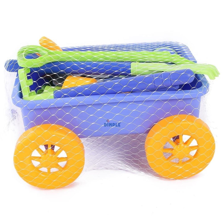 Dimple 15-Piece Gardening Tools Wagon Toy Set Durable Outdoor Gift for Kids Image 6