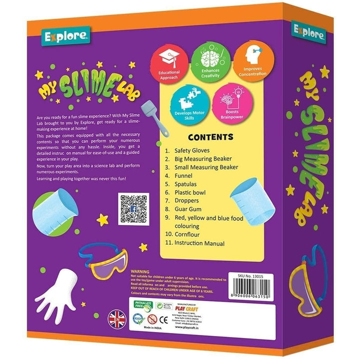 Mighty Mojo Explore STEM Learner My Slime Lab DIY Gooey Science Kids Kit Image 2