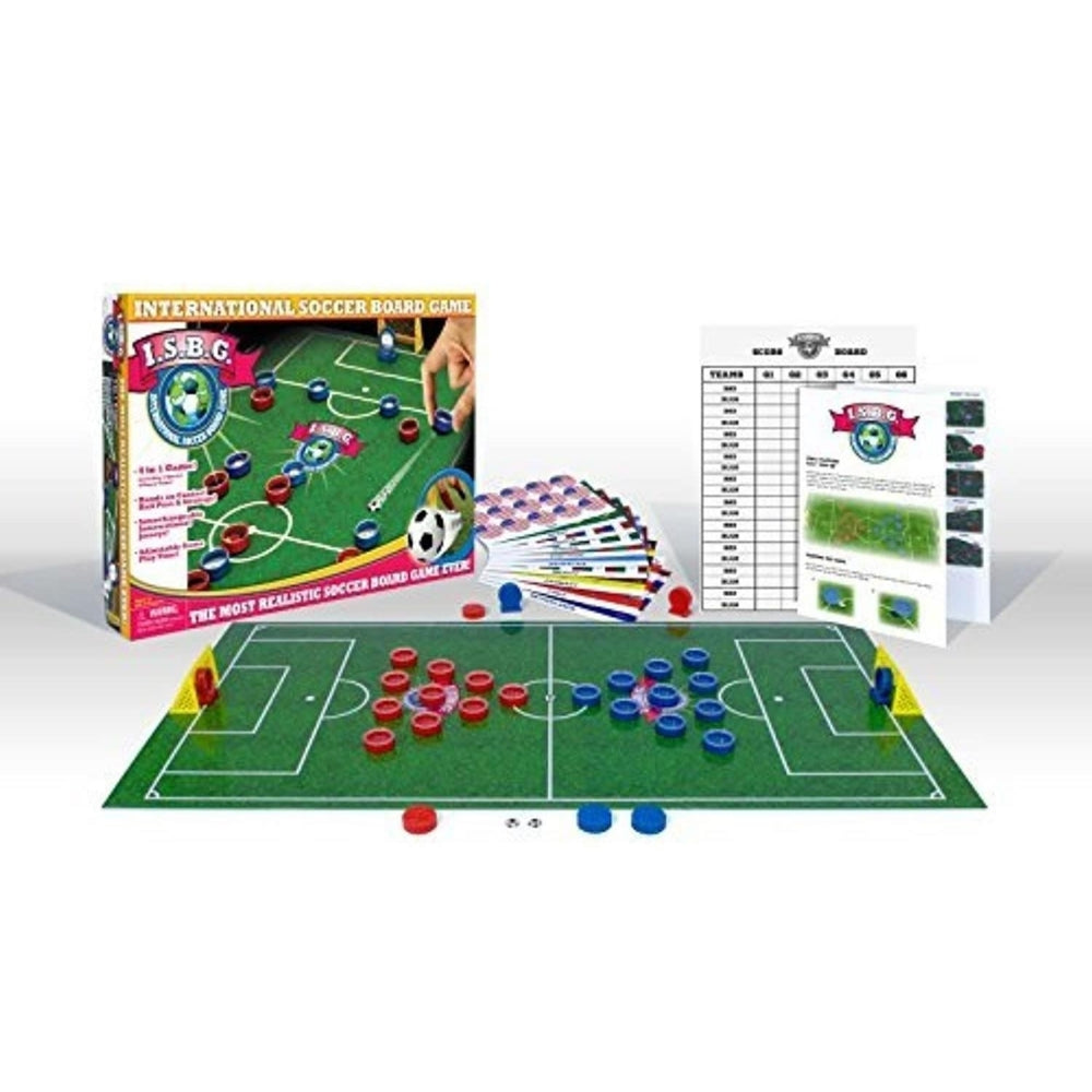 International Soccer Table Board Game Football Ball Passing Sports Action Dexterity ISBG Image 2