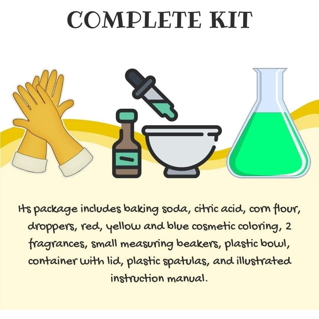 Mighty Mojo Explore STEM Learner My Bath Bombs Making Lab Science Kit Image 6