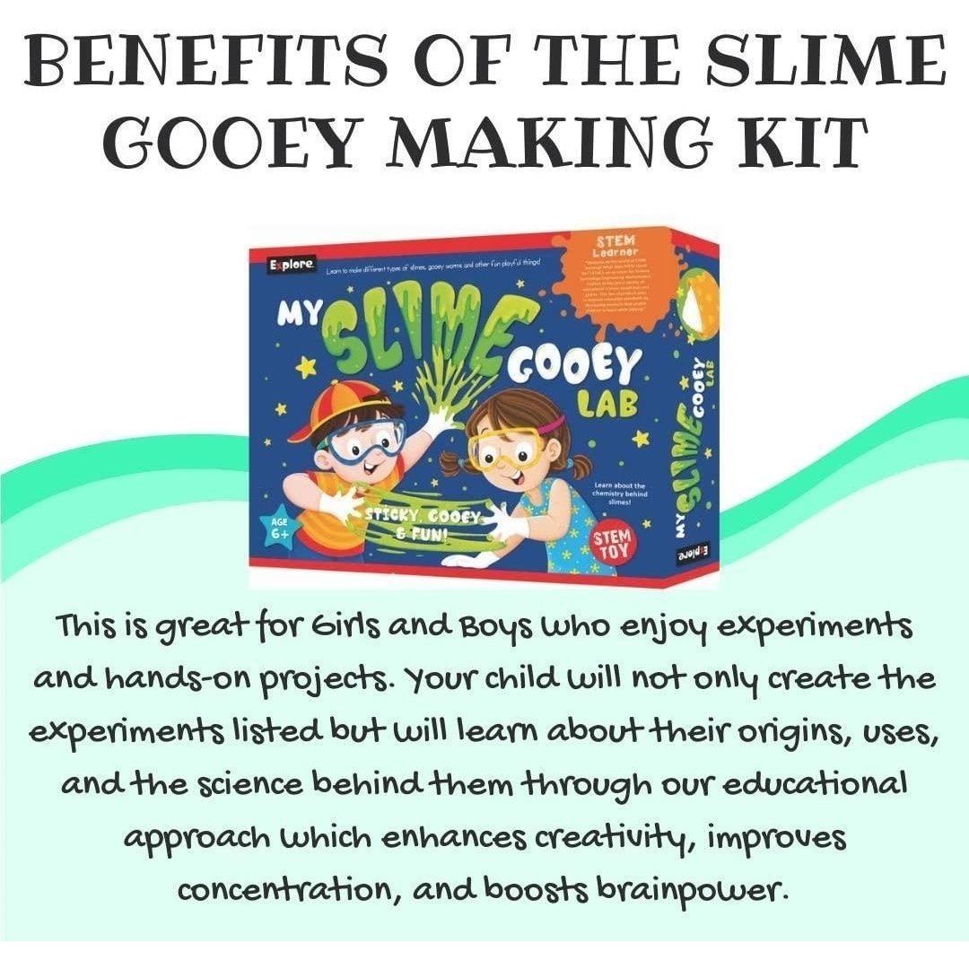 Mighty Mojo STEM Slime Making Kit My Slime Gooey Lab Science Learning Toy Image 3