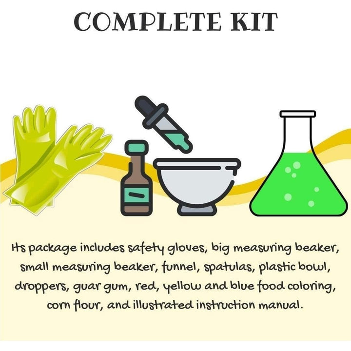 Mighty Mojo STEM Slime Making Kit My Slime Gooey Lab Science Learning Toy Image 6