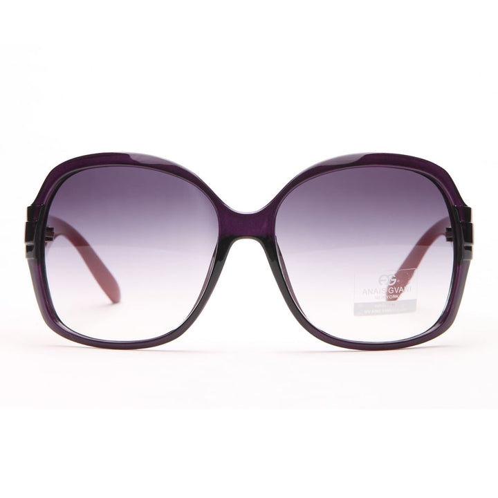 Round Box Frame Fashion Sunglasses Image 3