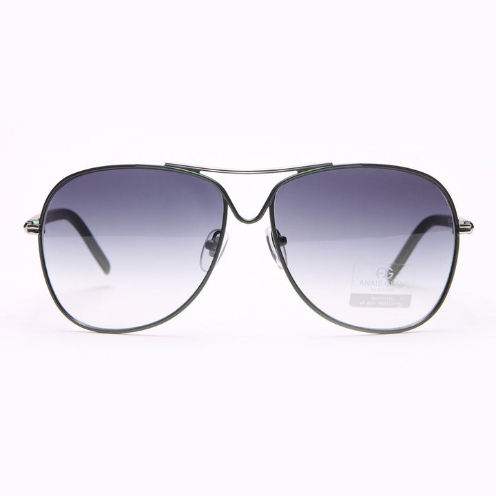 Classic Unisex Aviator Sunglasses With Gradient and Polycarbonate lenses Image 6