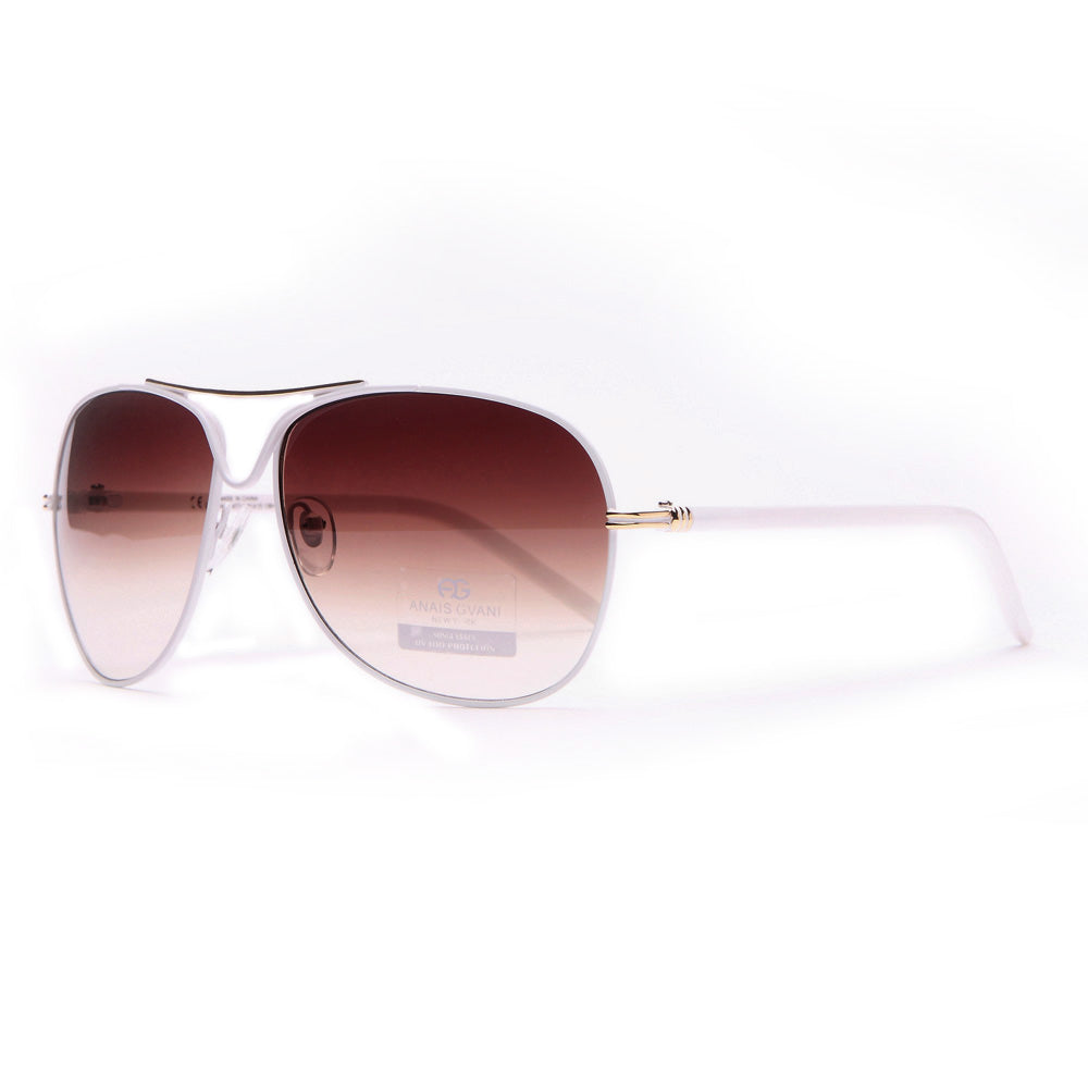 Classic Unisex Aviator Sunglasses With Gradient and Polycarbonate lenses Image 7