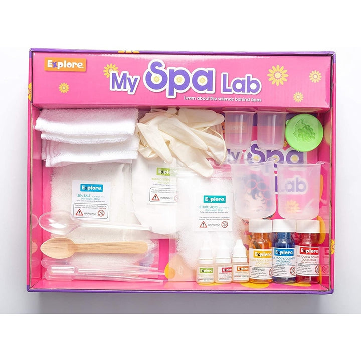 Mighty Mojo Explore STEM Learner My Spa Lab Bath Bomb DIY Educational Science Kit Image 3