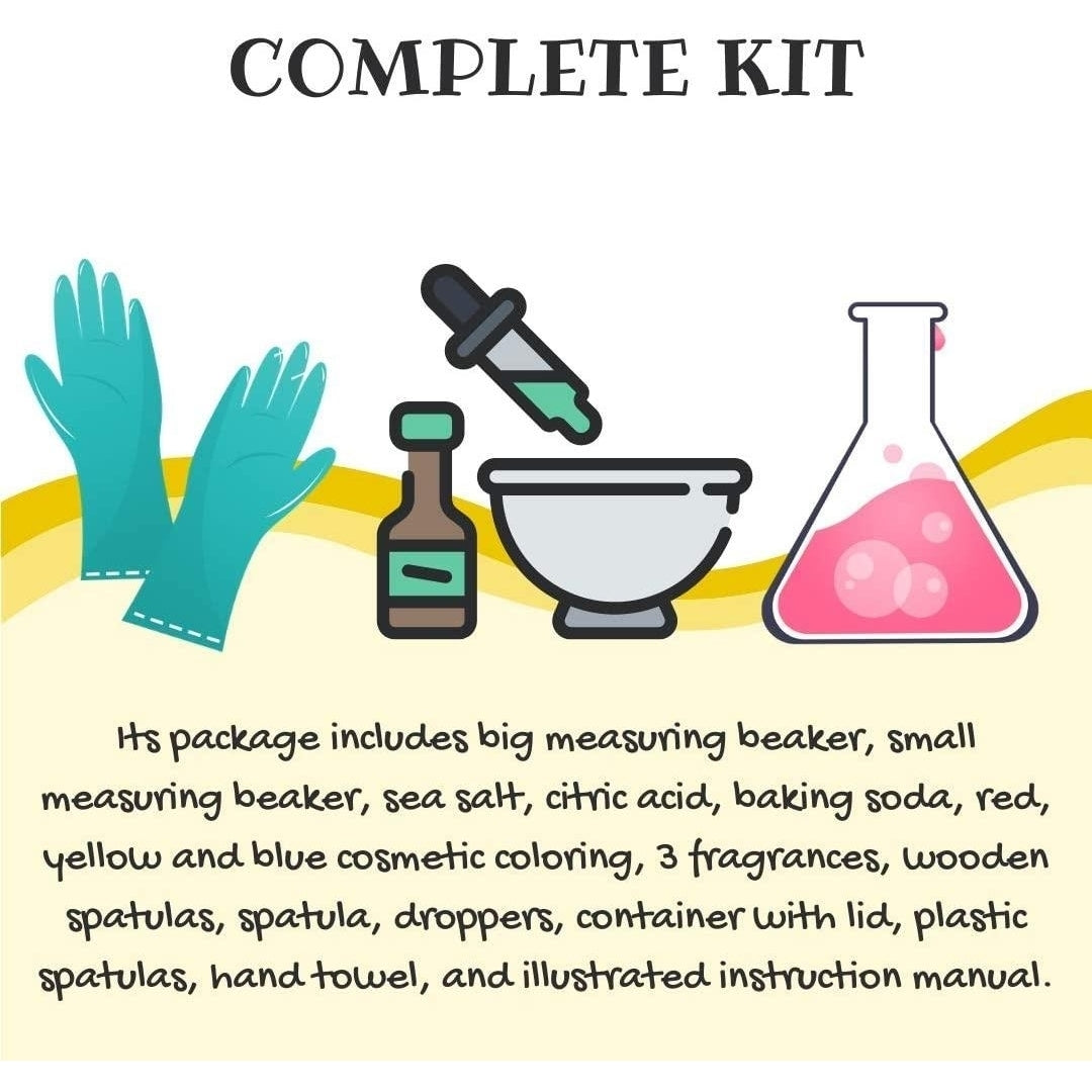 Mighty Mojo Explore STEM Learner My Spa Lab Bath Bomb DIY Educational Science Kit Image 8