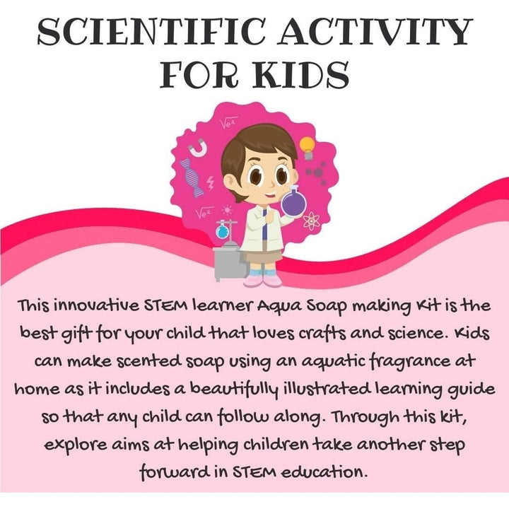 Mighty Mojo Explore STEM Learning My Aqua Soap Making Lab Education DIY Scientist Set Image 4