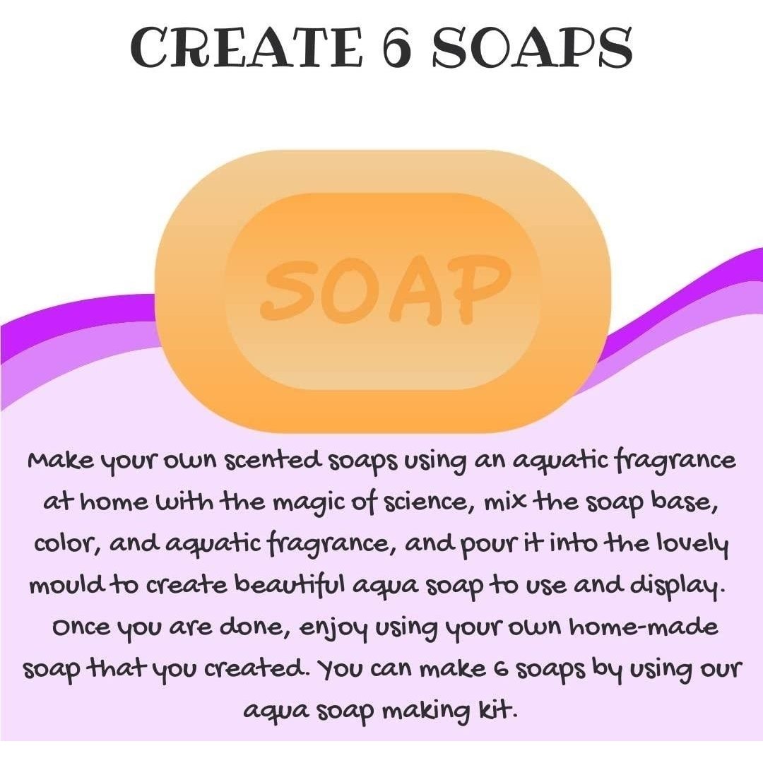 Mighty Mojo Explore STEM Learning My Aqua Soap Making Lab Education DIY Scientist Set Image 4