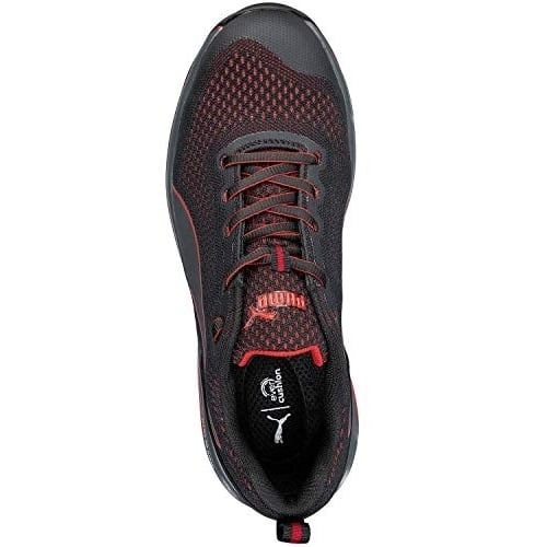 PUMA Safety Mens Speed Low Composite Toe Work Shoe Black Red Size ONE SIZE Image 4