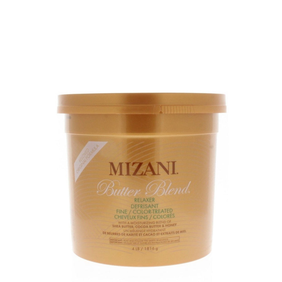 Mizani Butter Blend Relaxer Fine Color-Treated Hair 4lbs No Lye Conditioner Image 1