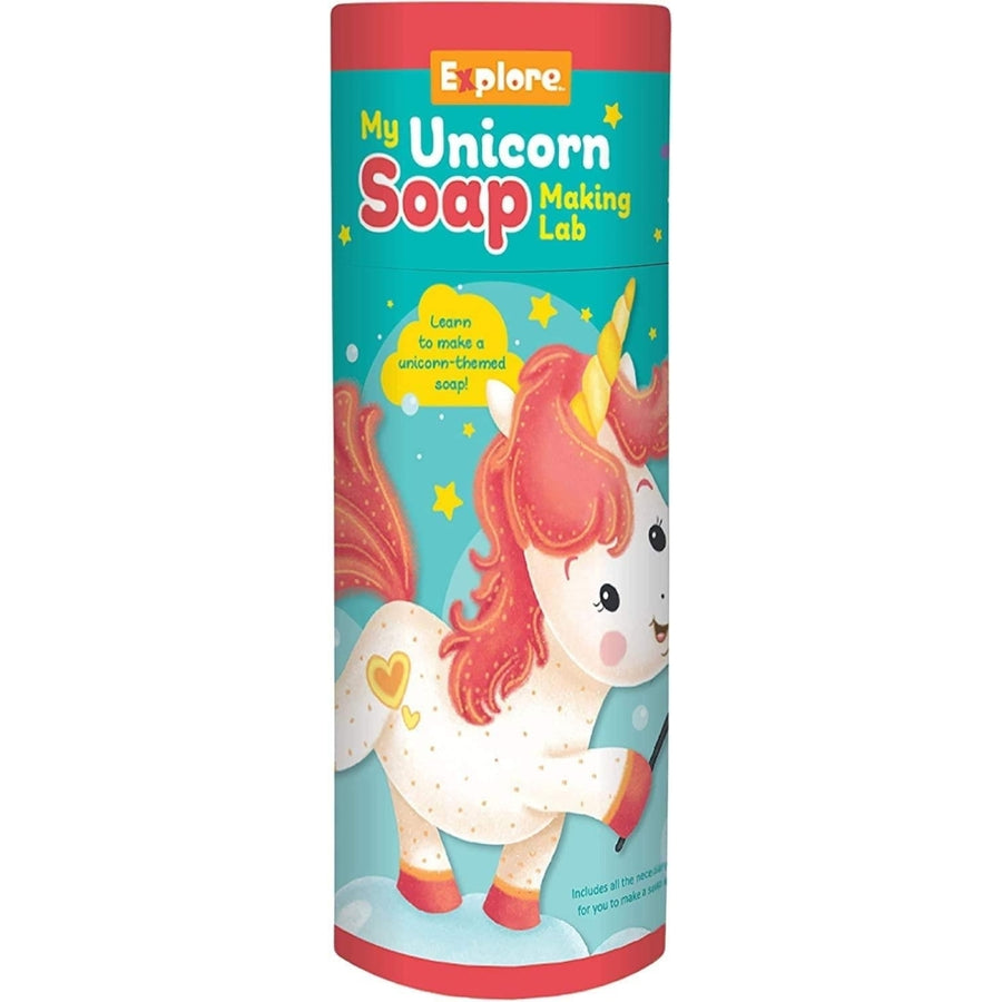 Mighty Mojo Explore STEM My Unicorn-Themed Lab Make Soap DIY Science Kit Image 1