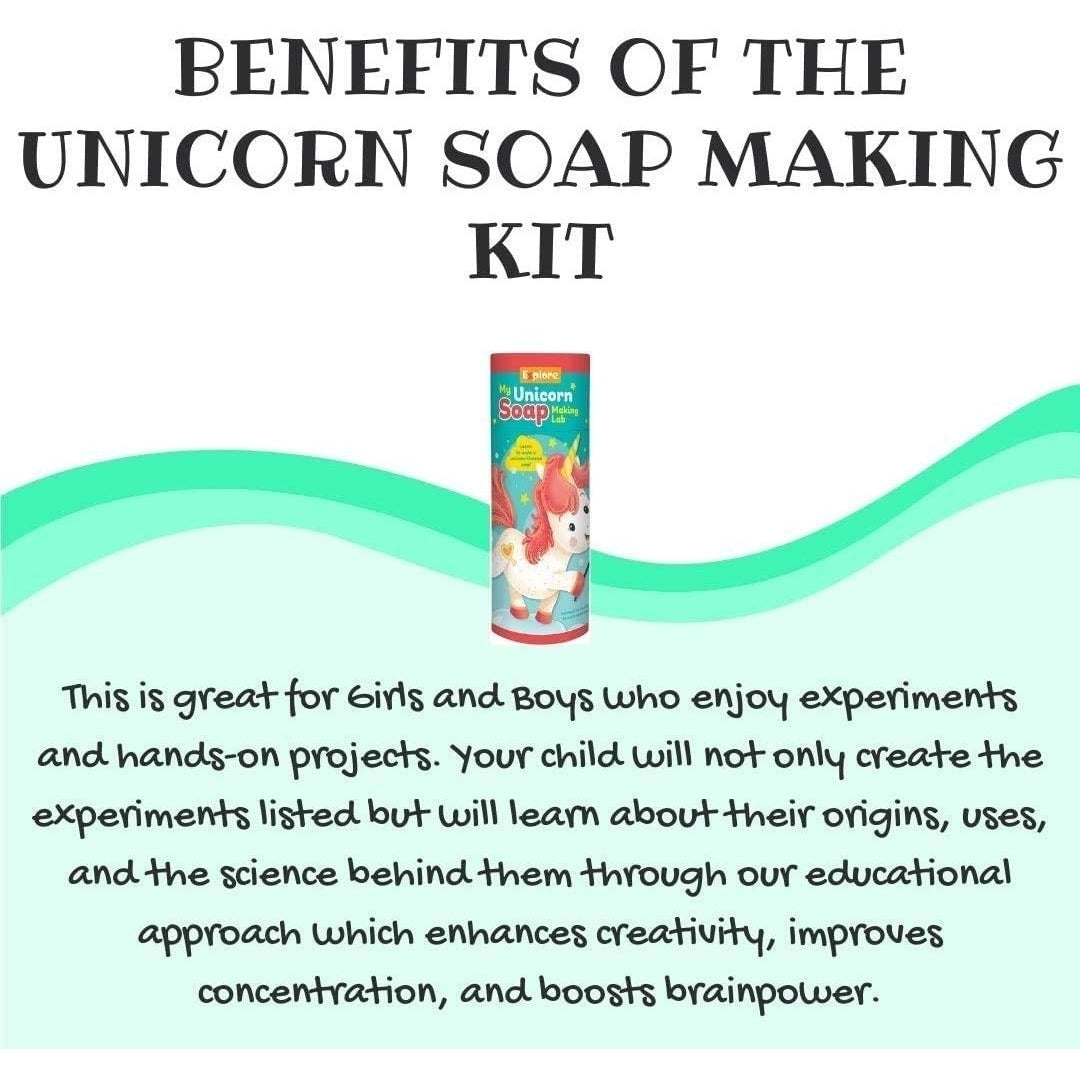 Mighty Mojo Explore STEM My Unicorn-Themed Lab Make Soap DIY Science Kit Image 4