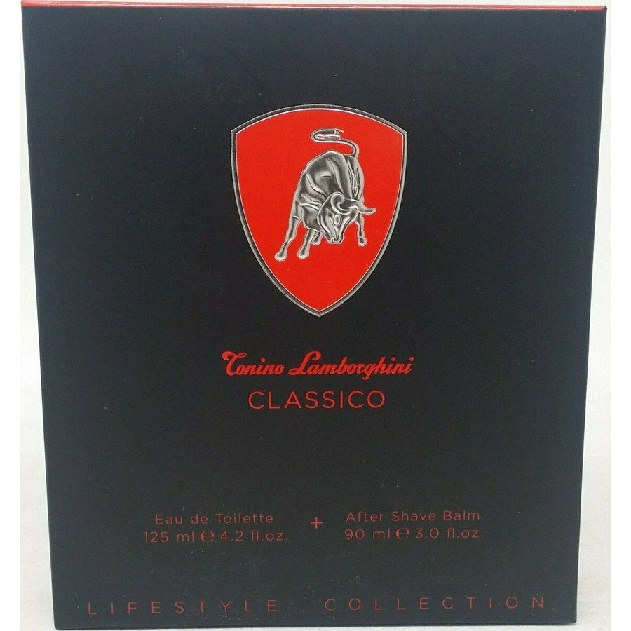 Lamborghini Classico 2 pc Set Cologne EDT 4.2 oz Image 1