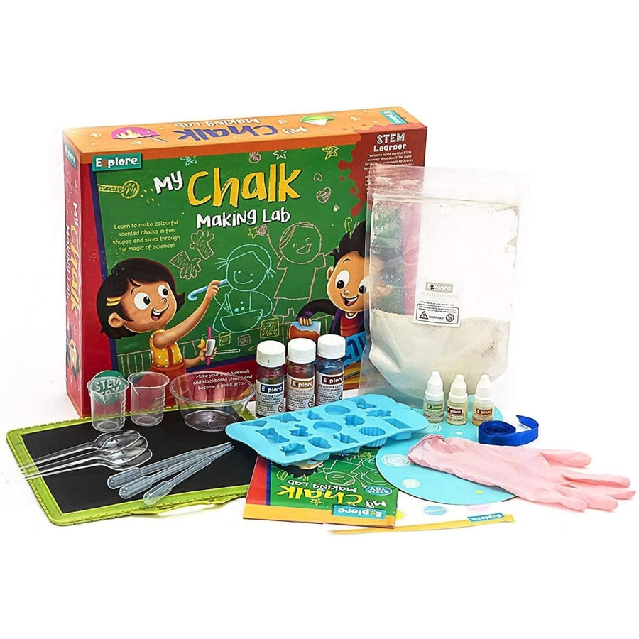 Mighty Mojo Explore STEM Learner My Chalk Making Lab DIY Science Kit Image 1