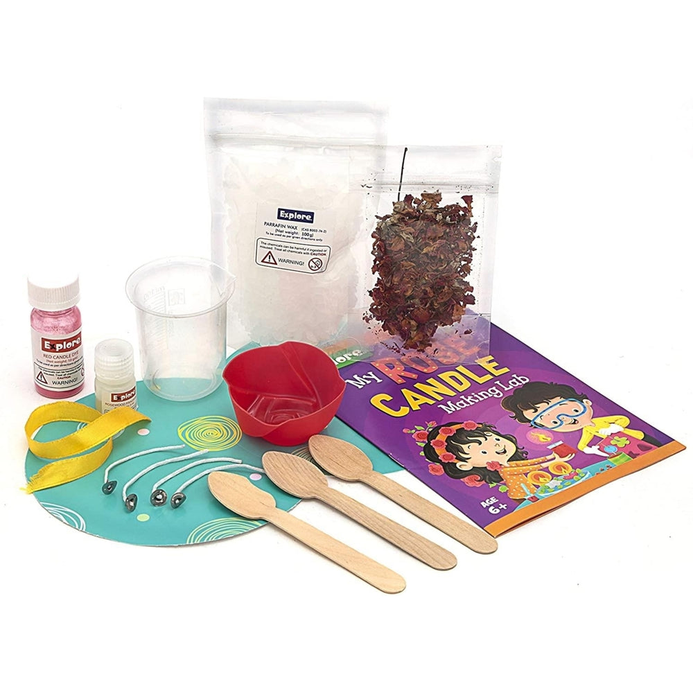 Mighty Mojo Explore STEM Learner My Rose Candle Making Lab DIY Kit Image 2