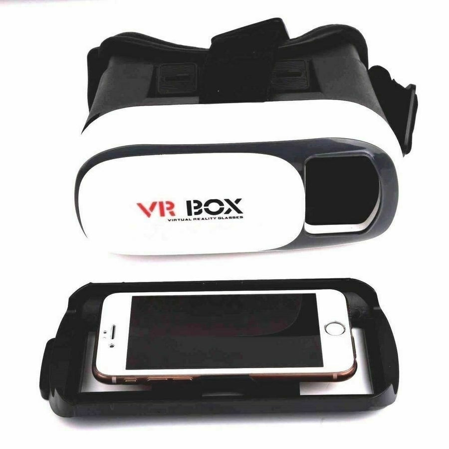 Virtual Reality VR Headset 3D Glasses With Remote for Android IOS iPhone Samsung Image 1