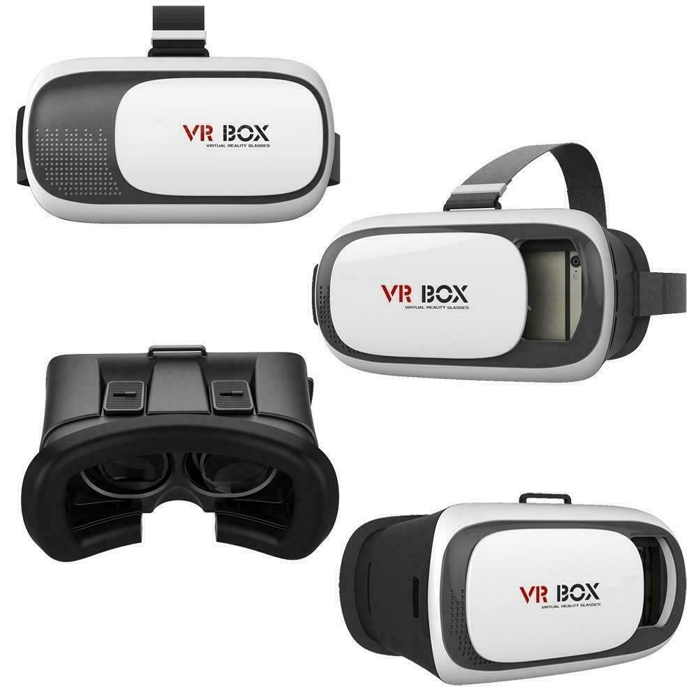 Virtual Reality VR Headset 3D Glasses With Remote for Android IOS iPhone Samsung Image 2