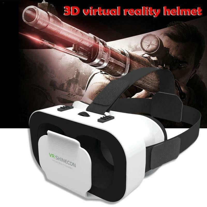 US Virtual Reality VR Headset 3D Glasses for Android IOS LG Apple iPhone Samsung Image 1
