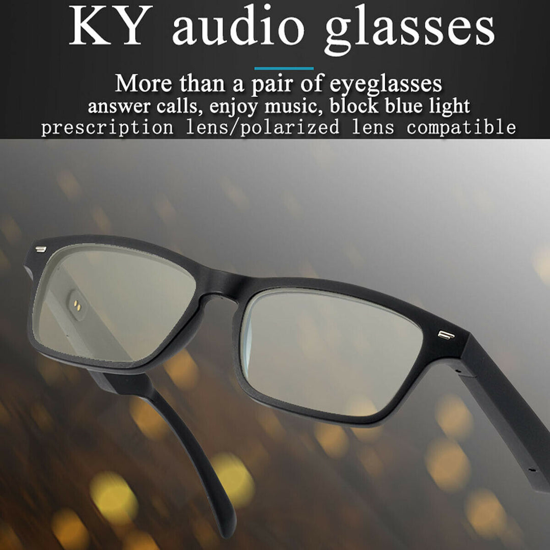Smart Polarized Sun Lenses Glasses Bluetooth Sunglasses Bone Conduction Headset Image 2