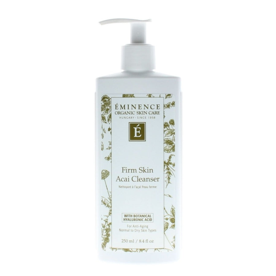 Eminence Firm Skin Acai Cleanser 8.4oz Organic Face Wash Natural Skincare Image 1