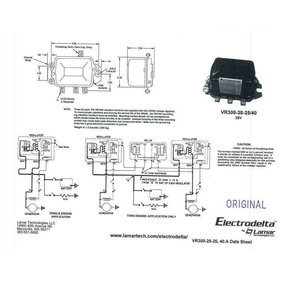 VR300-28-25 Voltage Regulator 28v Lamar Tech LLC Image 2