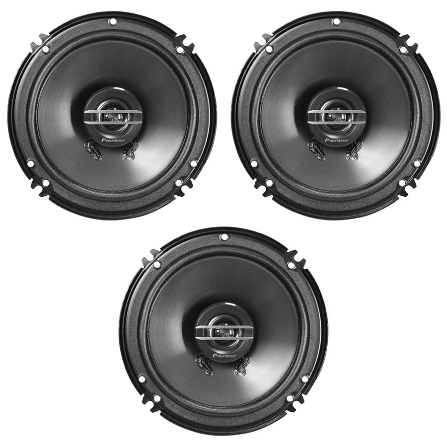(Pack of 3) Pioneer TS-G1620F 250 Watts 6.5" 2-Way Coaxial Car Audio Speakers Image 1
