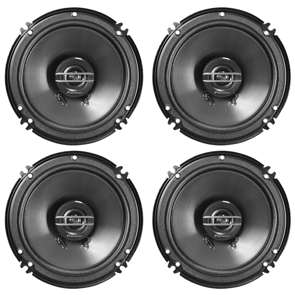 (Pack of 4) Pioneer TS-G1620F 250 Watts 6.5" 2-Way Coaxial Car Audio Speakers Image 1