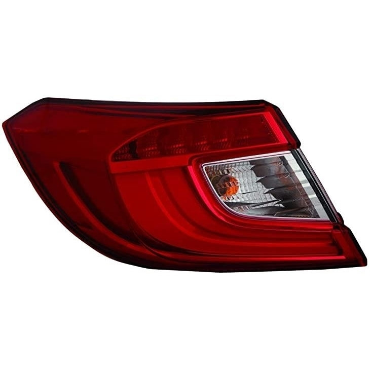 2018 2019 Honda Accord Driver Side Outer Tail Light Assembly; Without Hybrid Partslink HO2804118C Image 1