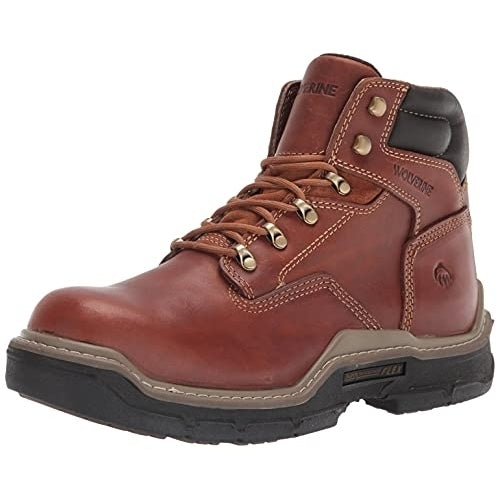 WOLVERINE Mens Raider 6" DuraShocks CarbonMAX Composite Toe Work Boot Peanut - W211099  PEANUT Image 1