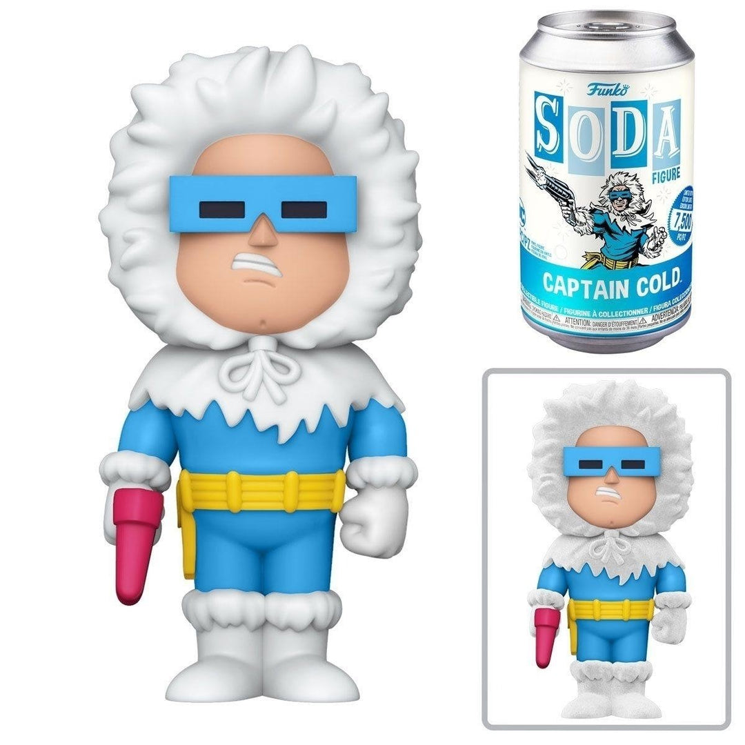 Funko Soda Captain Cold Figure DC Comics Leonard Snart Vinyl 375 Inch Collectible Image 2