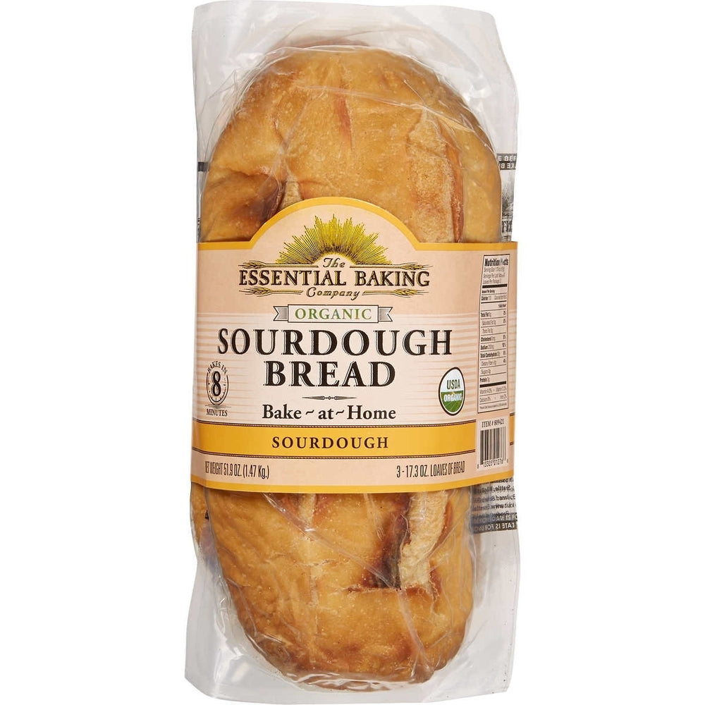 Essential Baking Company Organic Artisan Sourdough Bread, 18.2 Ounce (Pack of 3) Image 2