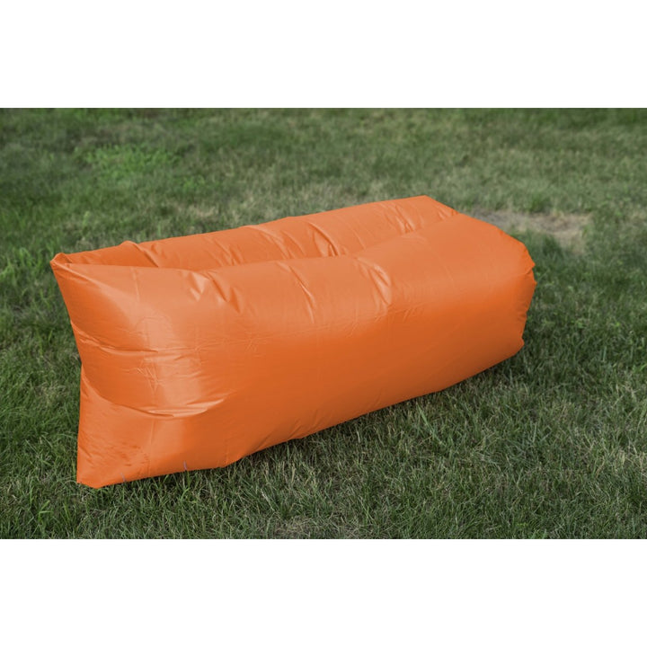 Inflatable Lounger with Carry Bag 4 Colors Lightweight Waterproof Outdoor Use Image 1