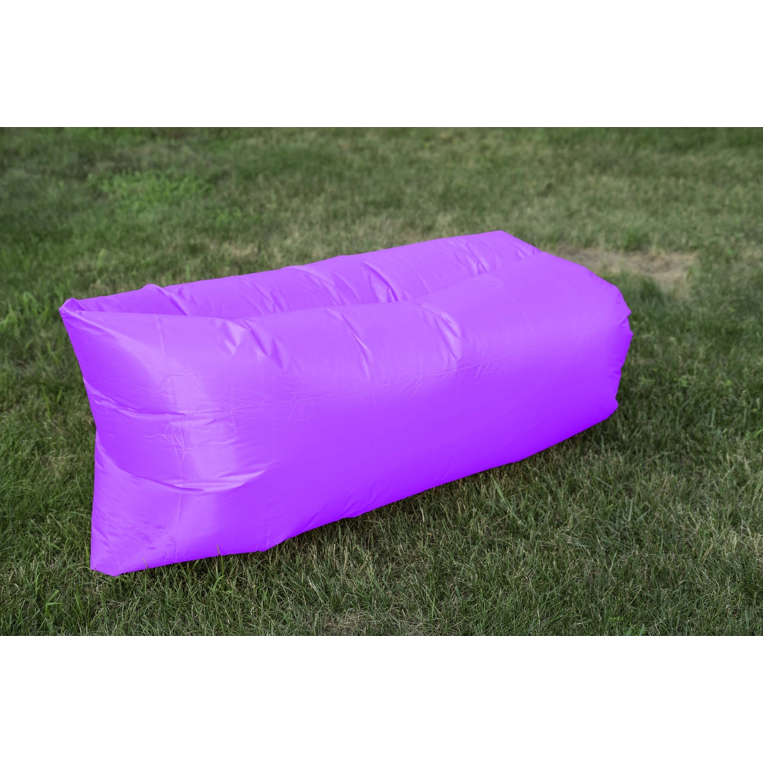 Inflatable Lounger w/ Carry-on Bag- 4 Colors Image 6