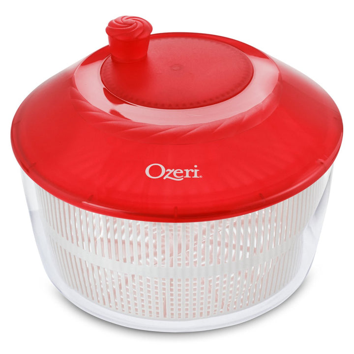 Ozeri Fresca Salad Spinner Bowl BPA-Free Italian Made Large 4.4 qt Colander Image 1