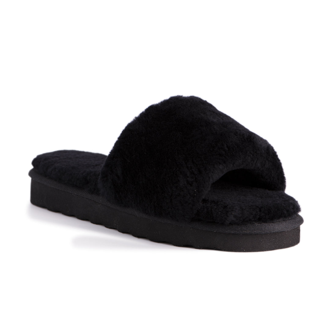 Aus Wooli Australia Womens Sheepskin Fluff Slide Slippers Image 3