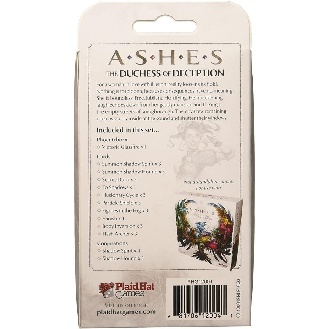 Ashes The Duchess of Deception Expansion Card Deck Plaid Hat Games Image 3