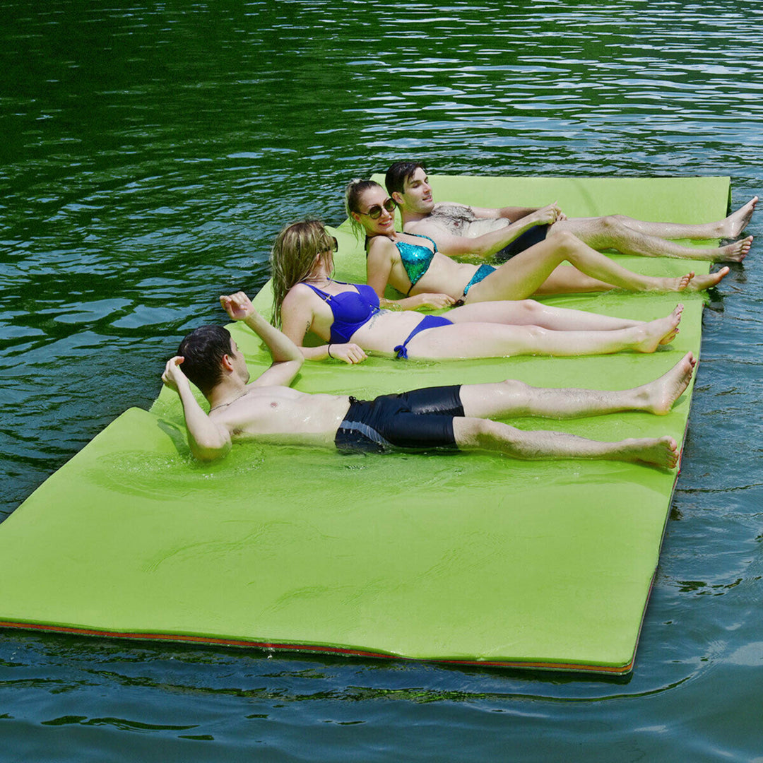 12 x 6 Floating Water Pad Mat 3-Layer Foam Floating Island for Pool Lake Image 2