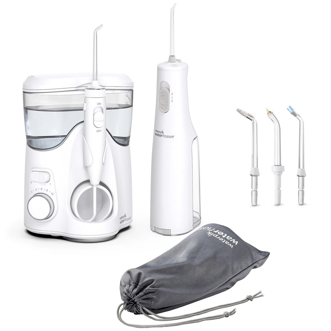 Waterpik Ultra Plus and Cordless Express Water Flosser Image 1