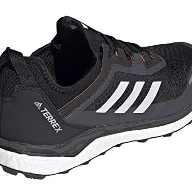 adidas Terrex Agravic Flow Shoes Mens CORE BLACK CRYSTAL WHITE SOLAR RED Size Image 2