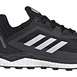 adidas Terrex Agravic Flow Shoes Mens CORE BLACK CRYSTAL WHITE SOLAR RED Size Image 3