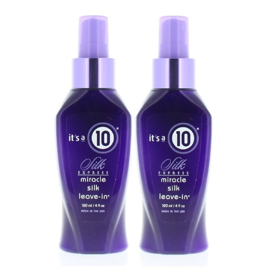 Its A 10 Silk Express Miracle Silk Leave In 4oz/120ml (2 Pack) Image 1