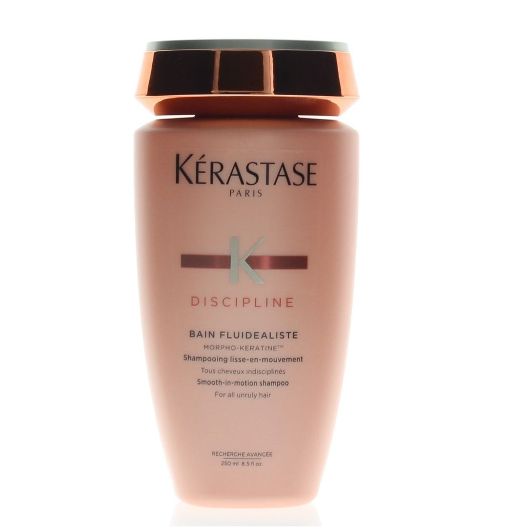 Kerastase Discipline Bain Fluidealiste Smooth-In-Motion Shampoo For All Unruly Hair  8.5oz/250ml Image 1