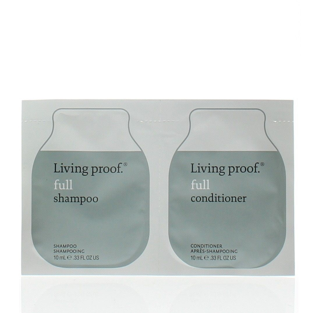 Living Proof Full Shampoo and Conditioner Duo Pouch 0.33oz/10ml Each Image 1