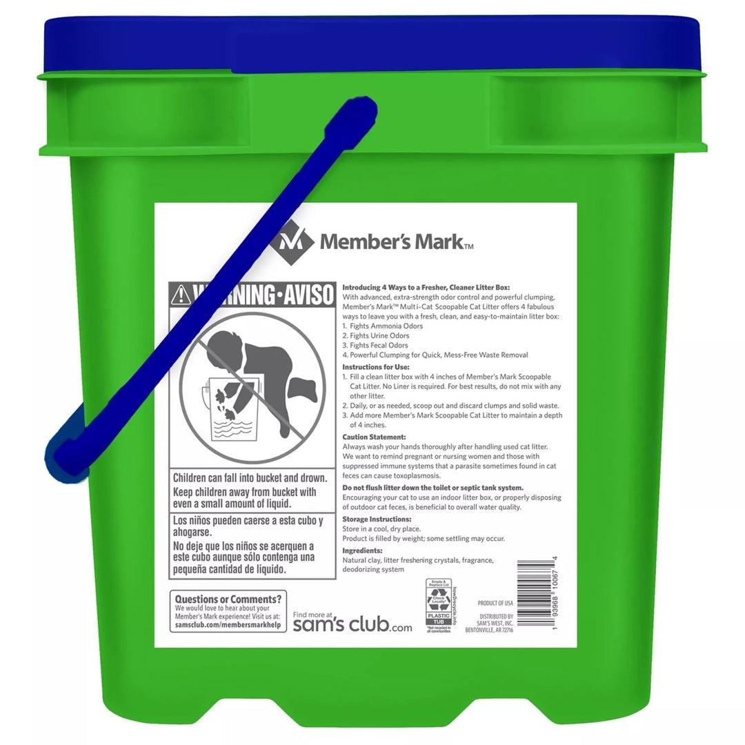 Members Mark Scented Scoopable Cat Litter (42 Pounds) Image 2