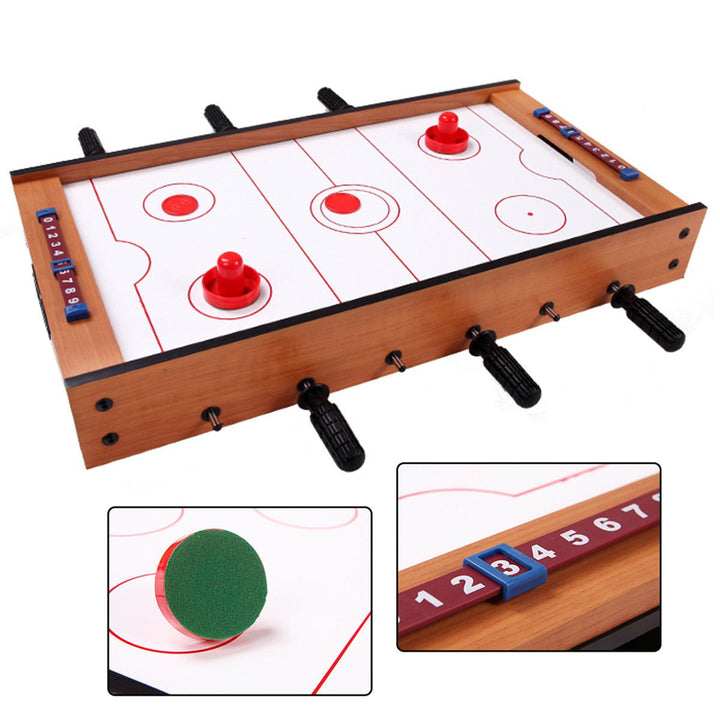 2 In 1 Table Game Air Hockey Foosball Table Christmas Gift For Kids Indoor Outdoor Image 4