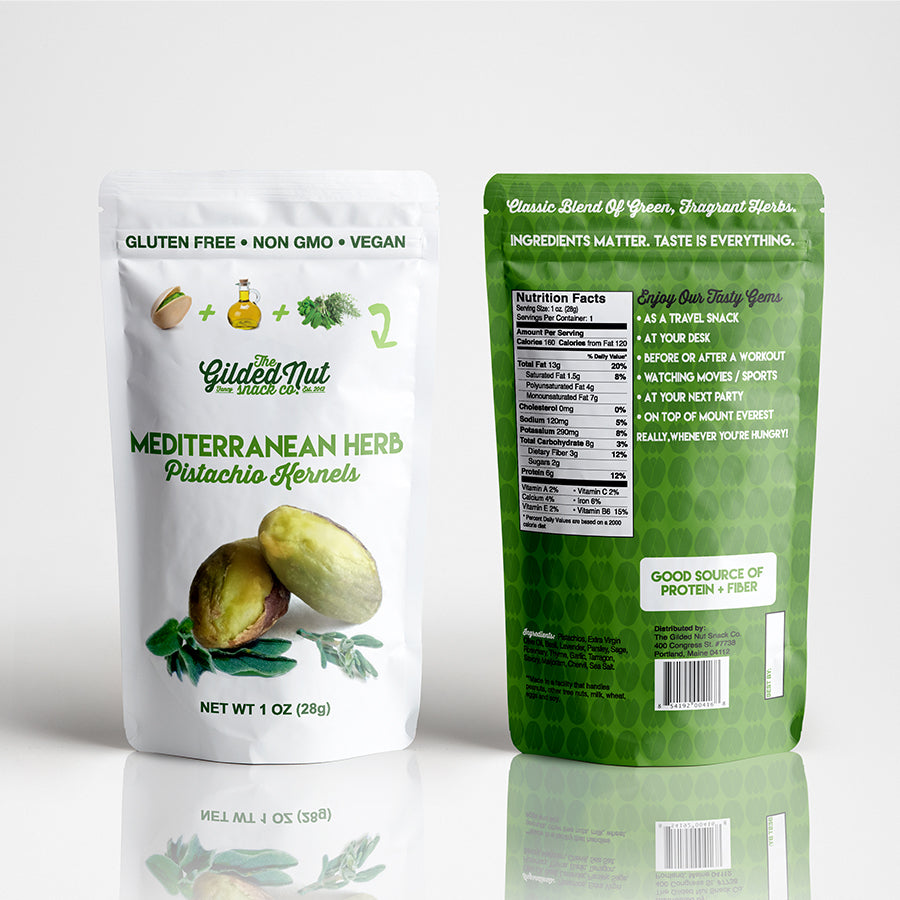 Mediterranean Herb  /  Pistachio Kernels  /  12-Pack Case Image 1