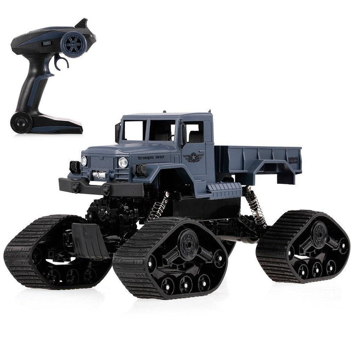 1/12 2.4G 4WD Off-road RTR RC Military Car Electric Snow Rock Crawler for Kids Image 1