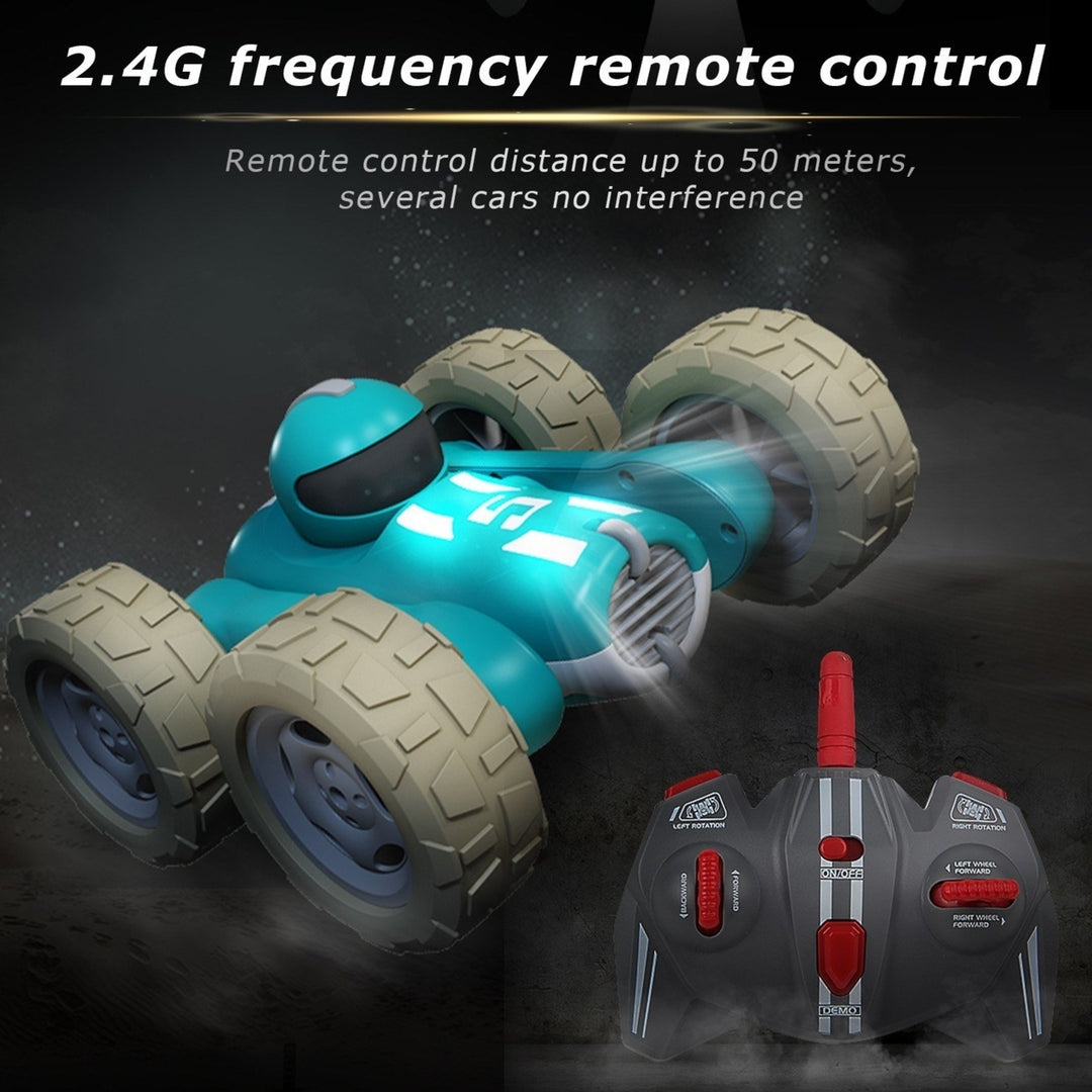 1,24 RC Car 4WD Stunt 2.4GHZ Remote Control 360Rotating Auto Demo Image 8